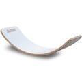 Placă de echilibru din lemn, Sweetie, Wavy Board, 81x22x30 cm, Lemn, Alb/Gri