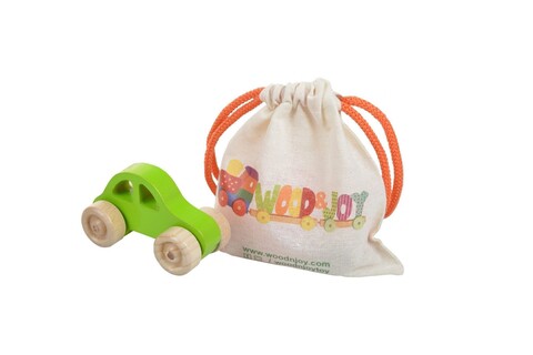 Jucarie pentru landou/carucior, Hanah Home, Car, 10x5x5 cm, Verde