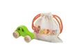 Jucarie pentru landou/carucior, Hanah Home, Car, 10x5x5 cm, Verde