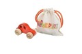 Jucarie pentru landou/carucior, Hanah Home, Car, 10x5x5 cm, Rosu