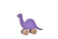 Jucarie pentru landou/carucior, Hanah Home, Dinosaur, 15x13x5 cm, Mov