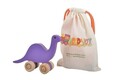 Jucarie pentru landou/carucior, Hanah Home, Dinosaur, 15x13x5 cm, Mov