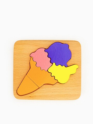 Jucarie pentru landou/carucior, Hanah Home, İce Cream, 18x16x3 cm, Multicolor