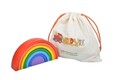 Jucarie pentru landou/carucior, Hanah Home, Waldorf, 16x12x5 cm, Multicolor