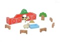 Jucarie pentru landou/carucior, Hanah Home, Farm House, 52x18x45 cm, Multicolor