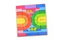 Jucarie pentru landou/carucior, Hanah Home, Block, 33x33x6 cm, Multicolor