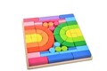 Jucarie pentru landou/carucior, Hanah Home, Block, 33x33x6 cm, Multicolor