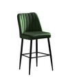 Set scaun de bar (2 bucăți), Beckley, Vento, PAL, Verde/Negru