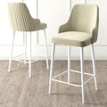 Set scaun de bar (2 bucăți), Hanah Home, Enox, Crem/Alb
