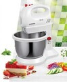 Mixer cu bol Charm, Heinner, 300 W, 5 viteze, alb/gri