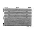 Tablie de pat, Comforty, Fuga 140, 140x100x3 cm, PAL, Stejar