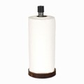 Suport rola servetele, Hanah Home, Boruraf255, 10x28x10 cm, Nuc / Argint