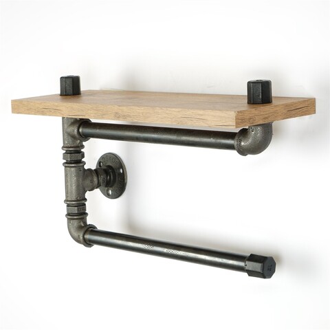 Organizator, Evila Originals, Boruraf258, 40x23x13 cm, MDF , Nuc / Argint