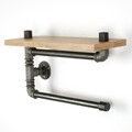 Organizator, Evila Originals, Boruraf258, 40x23x13 cm, MDF , Nuc / Argint