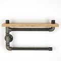 Organizator, Evila Originals, Boruraf258, 40x23x13 cm, MDF , Nuc / Argint
