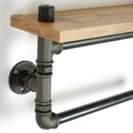 Organizator, Evila Originals, Boruraf258, 40x23x13 cm, MDF , Nuc / Argint