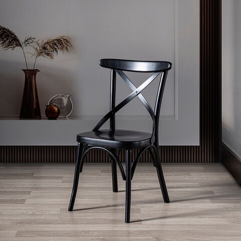 Scaun, Fairfax, Albero15, 42x89x45 cm, Lemn , Negru