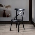 Scaun, Fairfax, Albero15, 42x89x45 cm, Lemn , Negru