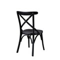 Scaun, Fairfax, Albero15, 42x89x45 cm, Lemn , Negru