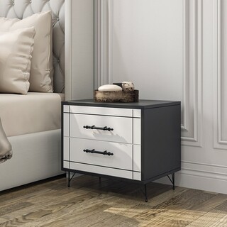 50x55x40 cm, Alb;Negru