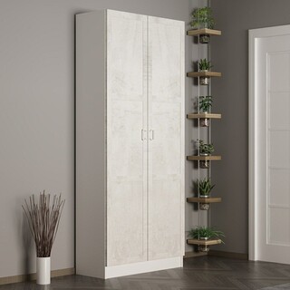 90x210x35 cm, Alb