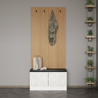 90x210x35 cm, Alb