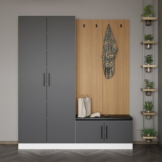 180x210x35 cm, Antracit