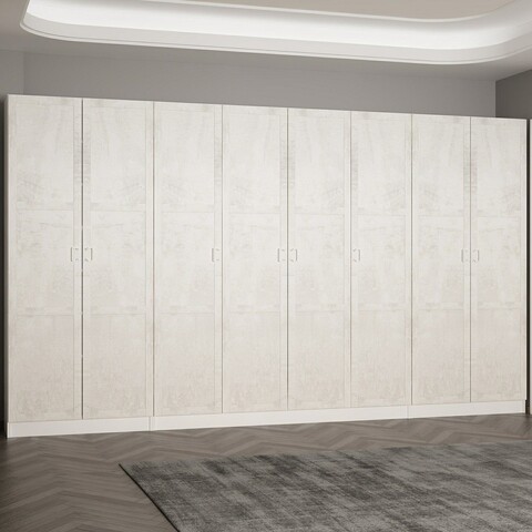 Cuier de perete, Minerva, Noah, 360x210x35 cm, PAL, Alb