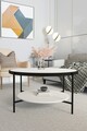 Masuta de cafea, Mirosa, Oslo, 75x45x75 cm, MDF , Alb