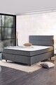 Saltea de pat, Niron, Silver 90x190 cm Single Size Firm Mattress, Husă: țesătură jacquard, Alb/Gri