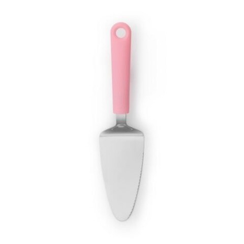 Paleta petru servire pizza/tort, Brabantia, Tasty Colours, 25.5 cm, inox/plastic, roz