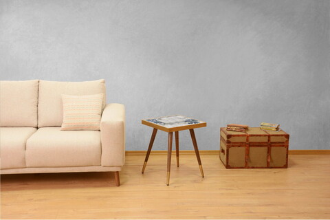 Scaun, Nmobb, PA, 52x51x77 cm, PAL, Gri deschis / Negru