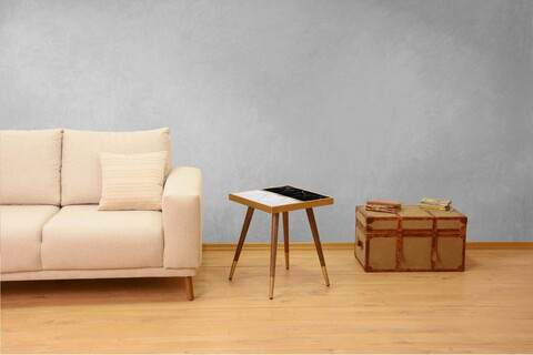Masa de sufragerie de gradina, Swingo, Milan, 120x69x65 cm, 100% PIN FINLANDEZ, Maro