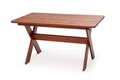 Masa de sufragerie de gradina, Swingo, Milan, 120x69x65 cm, 100% PIN FINLANDEZ, Maro