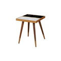 Masa de sufragerie de gradina, Swingo, Milan, 120x69x65 cm, 100% PIN FINLANDEZ, Maro