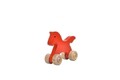 Jucarie pentru landou/carucior, Hanah Home, Horse, 10x10x5 cm, Rosu