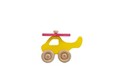Jucarie pentru landou/carucior, Hanah Home, Mini Helicopter, 11x9x5 cm, Galben
