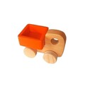 Jucarie pentru landou/carucior, Hanah Home, Mini Truck, 9x6.5x5 cm, Portocaliu
