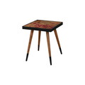 Jucarie pentru landou/carucior, Hanah Home, Police Car, 23x16x3 cm, Albastru/Galben