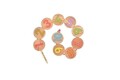 Jucarie pentru landou/carucior, Hanah Home, Number Syntax, 60x6x3 cm, Multicolor