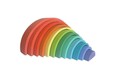 Jucarie pentru landou/carucior, Hanah Home, Pastel Rainbow, 40x20x7 cm, Multicolor
