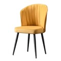 Set scaune 2 piese, Hanah Home, Rubi, Galben/Negru