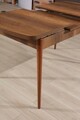 Masa extensibila, Beckley, Barok, 132x80x78 cm, PAL, Maro