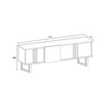 Set de scaune, Beckley, Rubi, MDF , Cappuccino / Negru