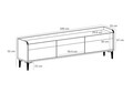 Set scaune  de bar 4 piese, Hanah Home, Rubi, Crem/Negru
