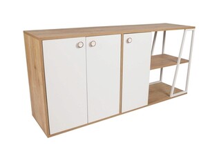 80x80x40 cm, Alb;Negru