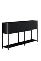 Consola, Bexley, Lord, 150x80x30 cm, PAL, Negru
