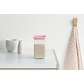 Recipient cu capac pentru depozitare, Brabantia, 1.6 L, plastic, roz