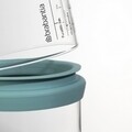 Recipient cu capac gradat, Brabantia, 290244, 1.3 L, plastic, menta