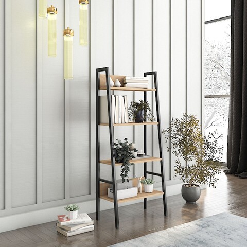 Corp biblioteca, Cugino, Loft, 60x146x33.5 cm, PAL, Stejar